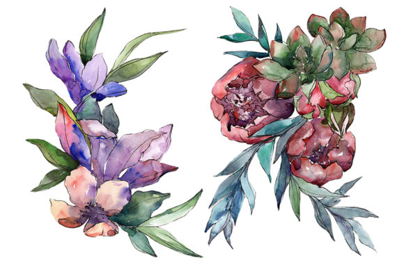Bouquet of Flowers Melody of Love Watercolor: A Practical Review of a Versatile Design Resource