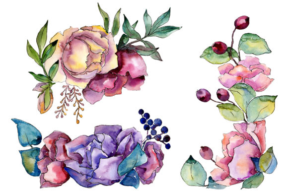 Bouquet Tender Dreams Watercolor – A Strategic Asset for Creative Professionals