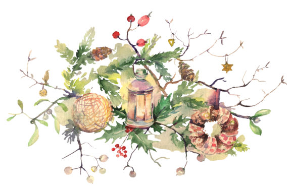 Crafting Seasonal Elegance: The Rise of Christmas Bouquet Watercolor PNG in Modern Creative Workflows