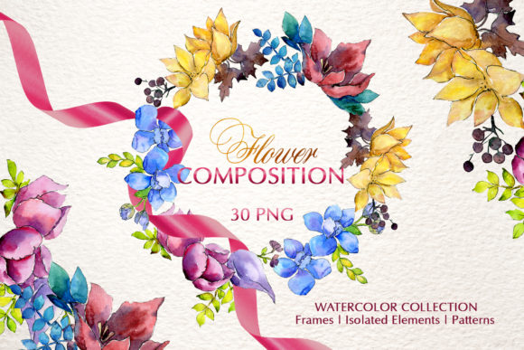Flower Composition Watercolor Png: A Strategic Asset for Creators and Professionals
