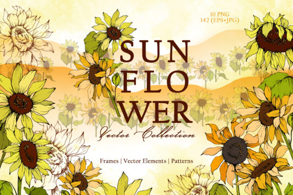 Sunflower Vector Collection for Creative Projects