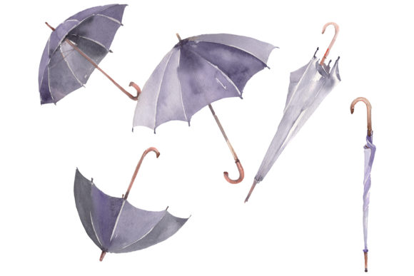 The Art of Umbrella Watercolor: A Complete Guide to Hand-Painted Clipart for Creative Projects
